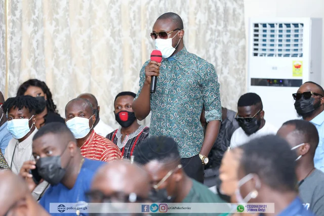 Check out all the celebs and entertainers who were at the meeting with IGP  (Photos) | Pulse Ghana