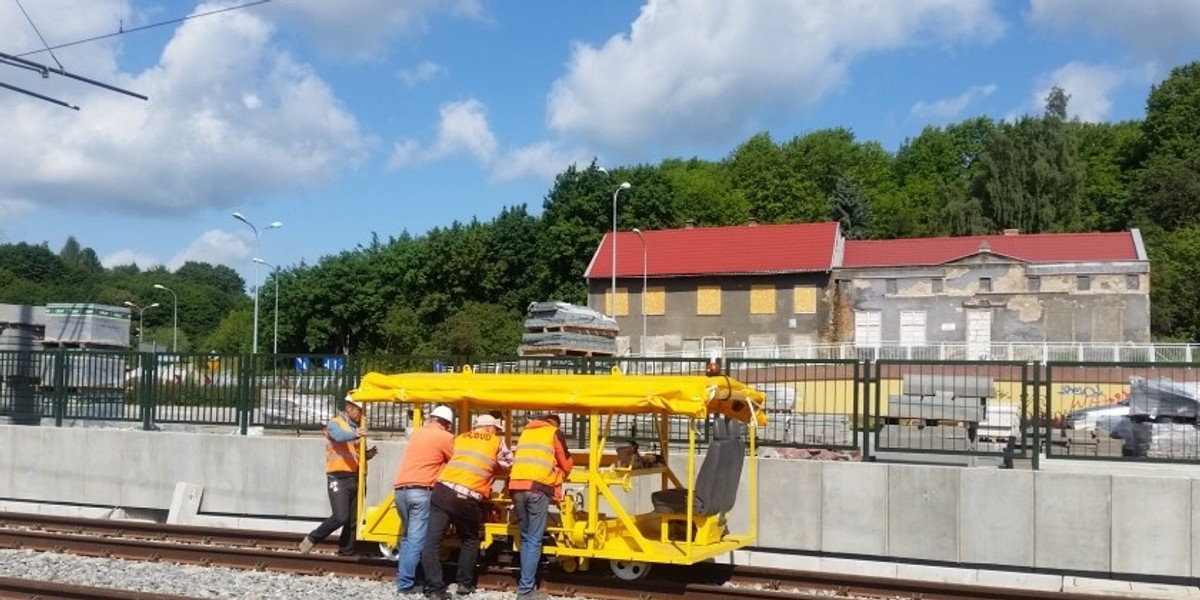 Budowa nowej linii tramwajowej na finiszu