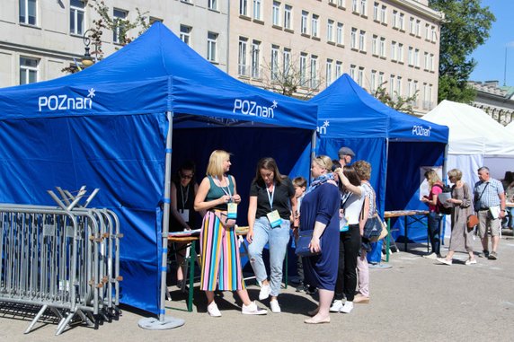 Wydarzenie na Placu Wolności zainaugurowało tegoroczną edycję Poznańskich Dni Rodziny fot. Codzienny Poznań / S. Toroszewska