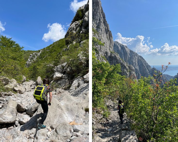 Chorwacja — trekking w Parku Narodowym Paklenica. 