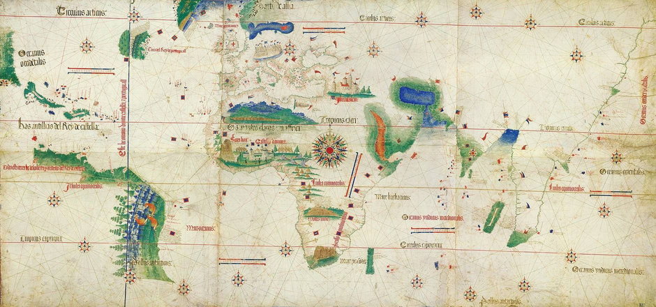 Portugalska mapa świata z 1502 r.