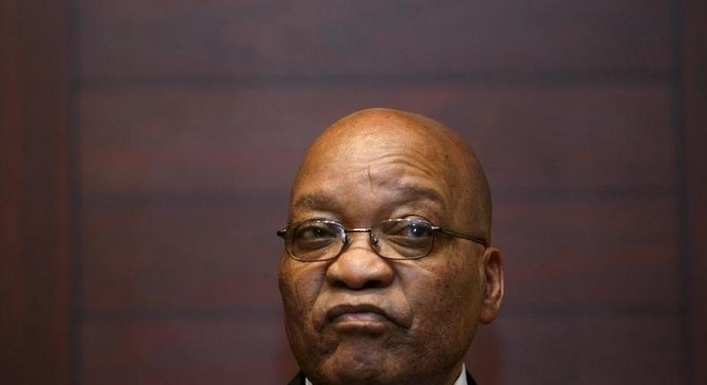 South African President Jacob Zuma listens at a news conference in Cape Town, in this September 10, 2009 file photo. 