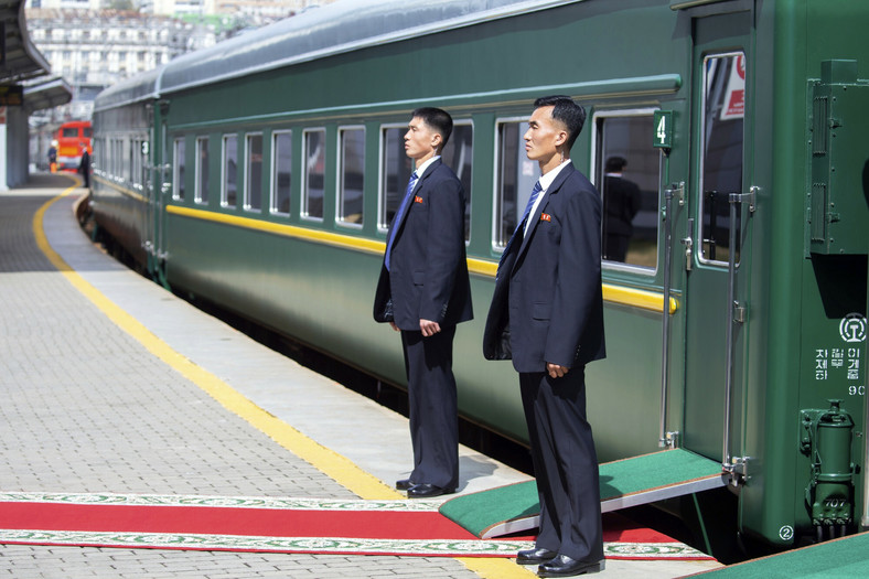 Pociąg, którym podróżuje Kim Dzong Un