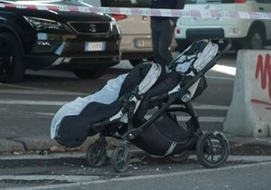 Kolica koja je gurala majka