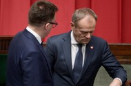 Szymon Hołownia i Donald Tusk