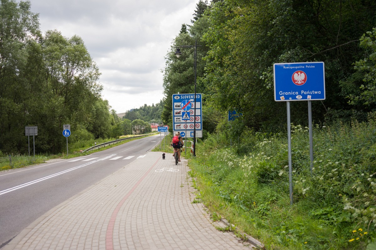 Niedzica. Granica ze Słowacją