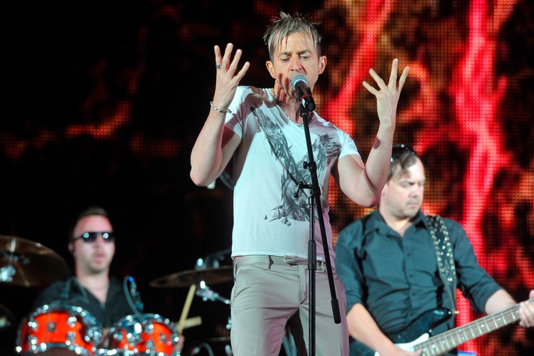 Limahl podczas koncertu Disco Fever w Kołobrzegu