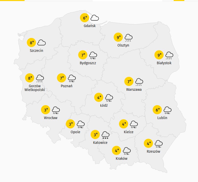 Pogoda w czwartek 15 kwietnia 2021 r