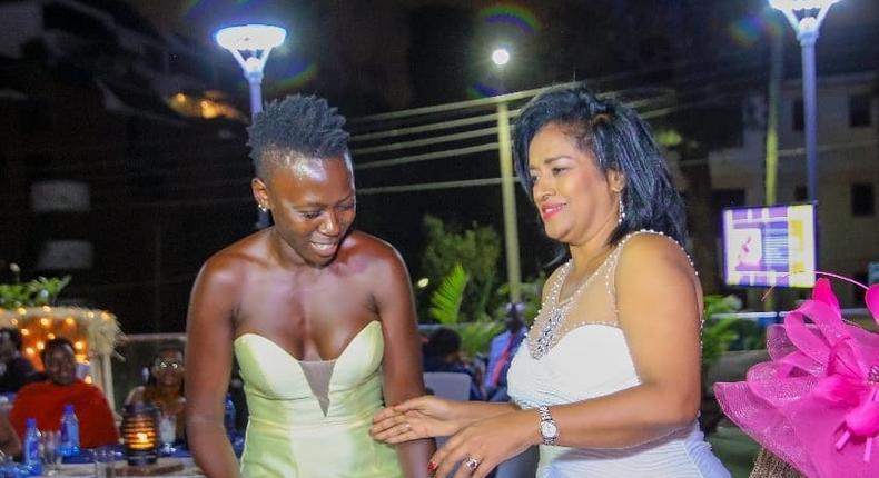 Esther Akothee and Esther Passaris