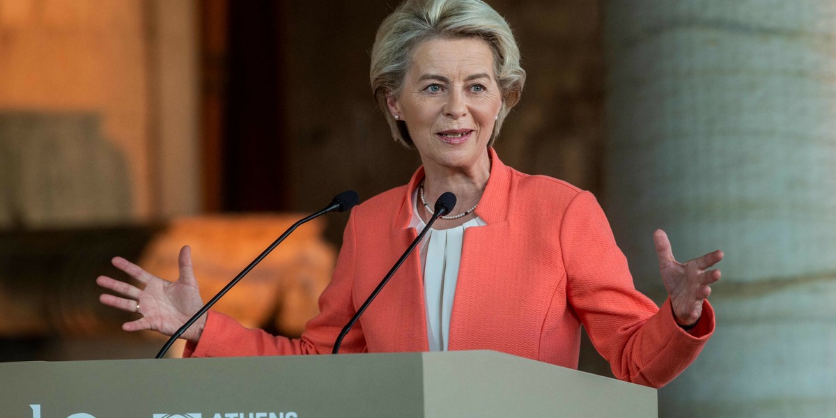 Szefowa Komisji Europejskiej Ursula von der Leyen.