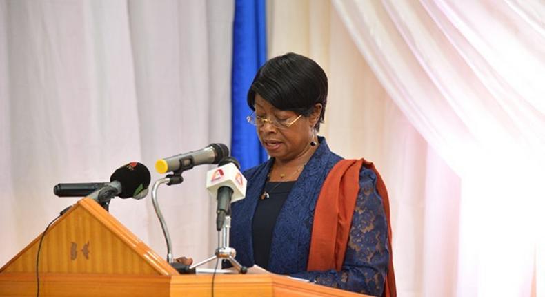 Former Chief Justice Ms Sophia Akuffo