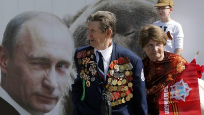 RUSSIA VICTORY DAY PARADE REHEARSAL