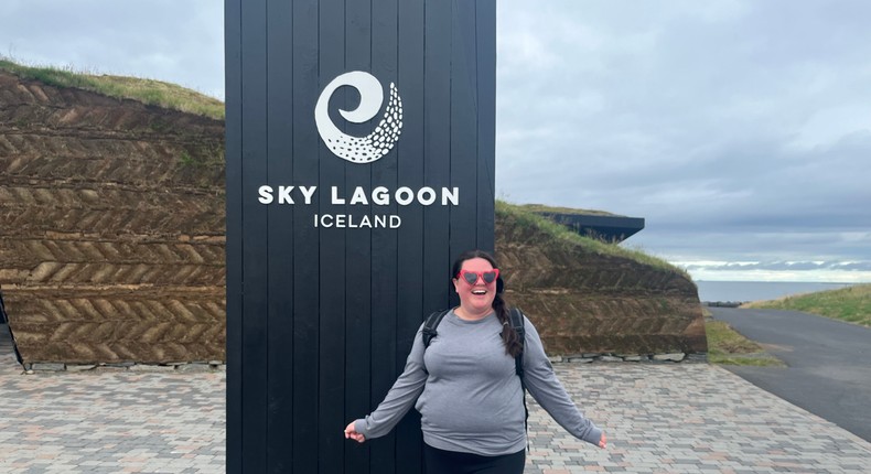 Sky Lagoon is located just outside Reykjavik. Megan duBois