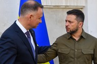 Andrzej Duda i Wołodymyr Zełenski, Łuck, 9 lipca 2023 r.