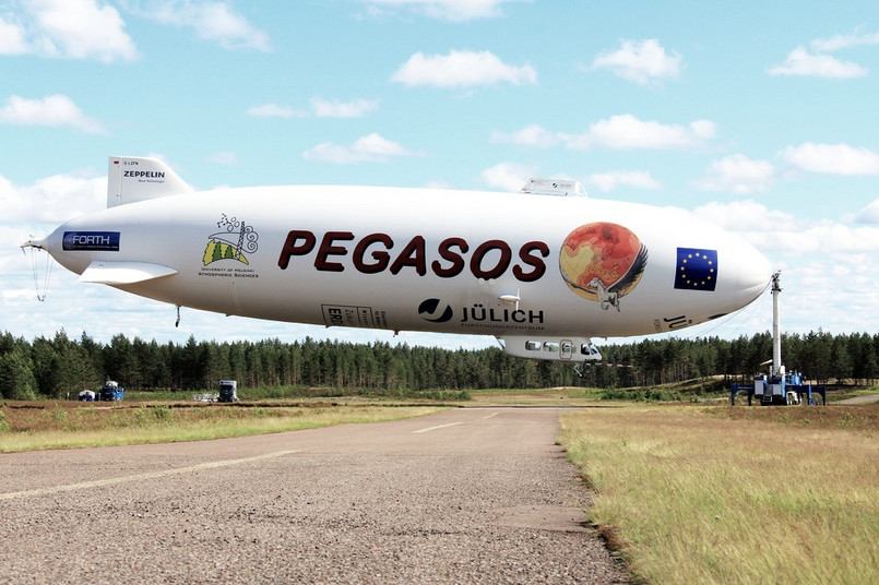 Sterowiec Zeppelin NT w Finlandii w projekcie Pegasos