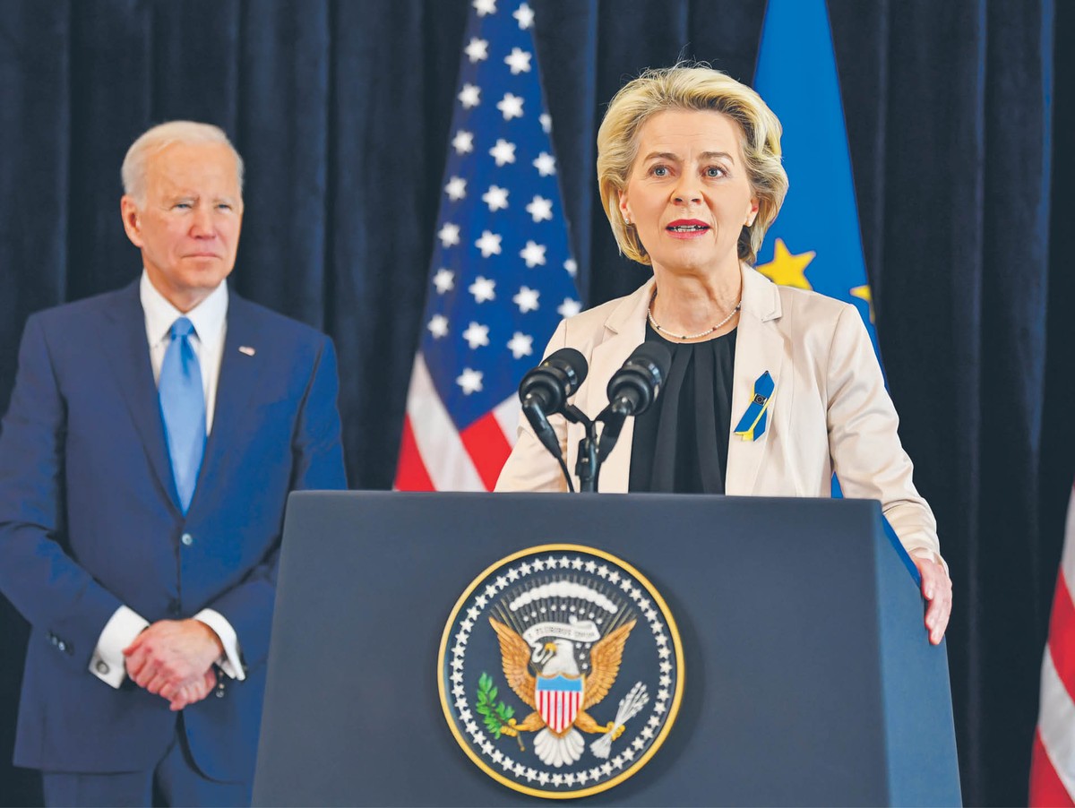 Ursula von der Leyen, szefowa Komisji Europejskiej, dziś spotka się z prezydentem Joem Bidenem.