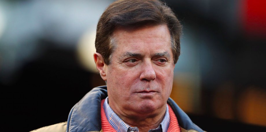 Former Donald Trump presidential campaign manager Paul Manafort looks on during Game Four of the American League Championship Series at Yankee Stadium on October 17, 2017, in the Bronx borough of New York City.