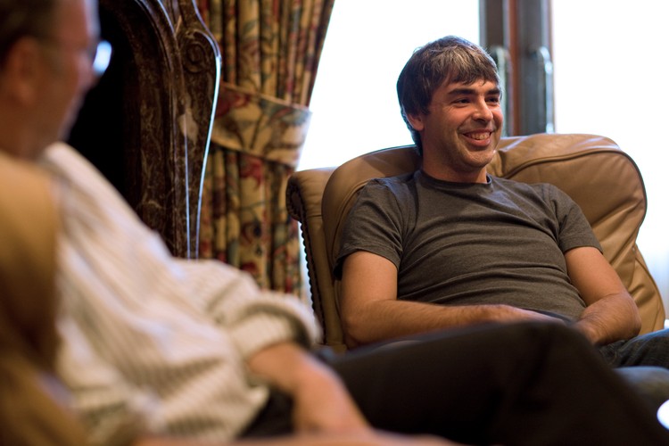 Larry Page, współzałożyciel i prezes Google Inc.