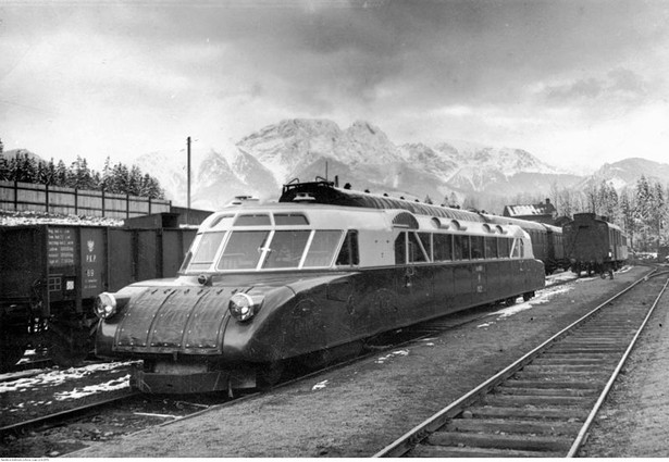 Luxtorpeda, Zakopane 1936, Narodowe Archiwum Cyfrowe (Sygnatura: 1-G-2970)