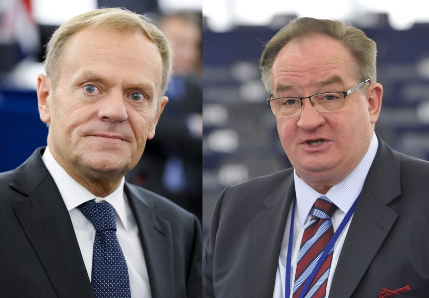 Donald Tusk i Jacek Saryusz-Wolski