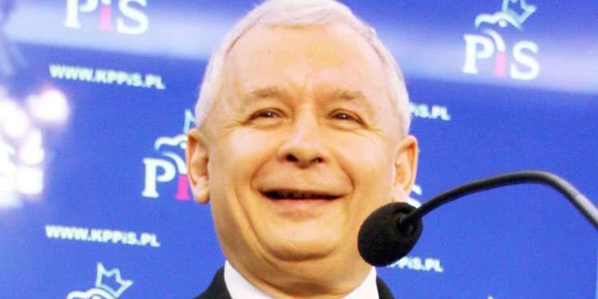 Kaczyński śmieje się z Kamińskiego