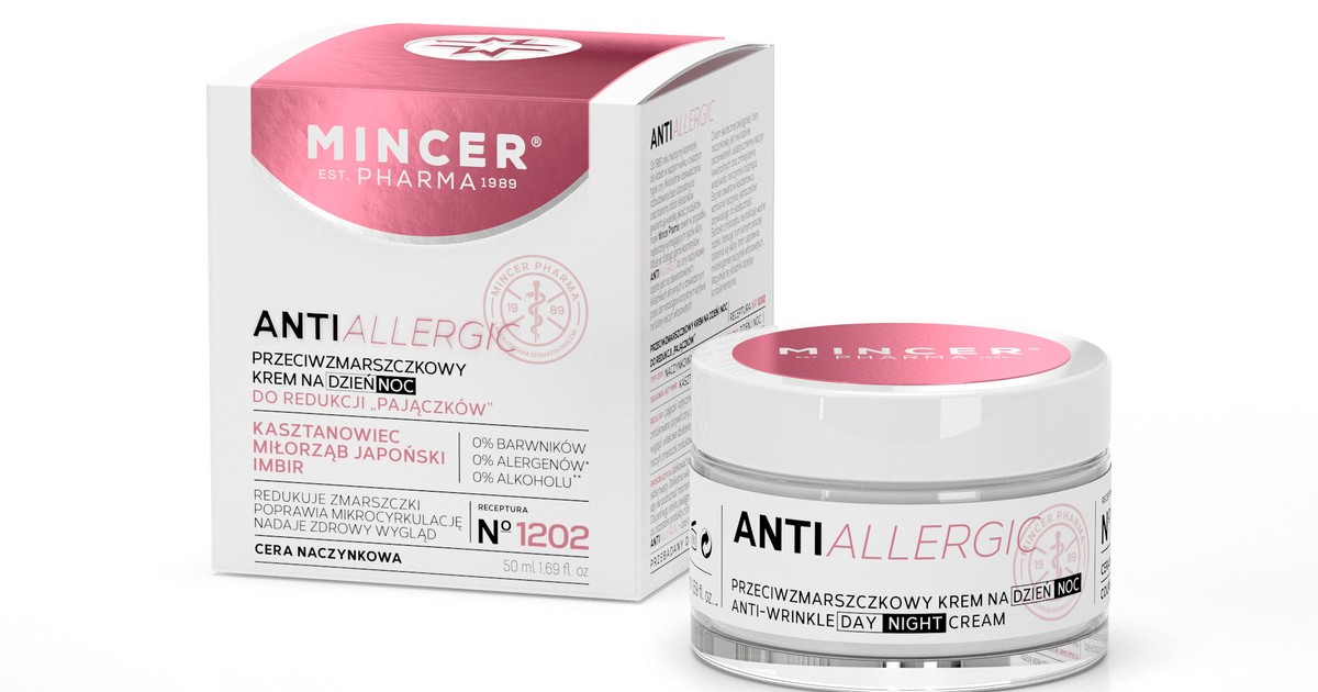 Mincer Pharma No1202 krem przeciwzmarszczkowy, cena, skład Uroda