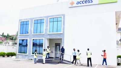 Access Bank, Kwato Road Branch, Kaduna, sealed on Wednesday by Kaduna State Internal Revenue Service over tax liabilities. [NAN]