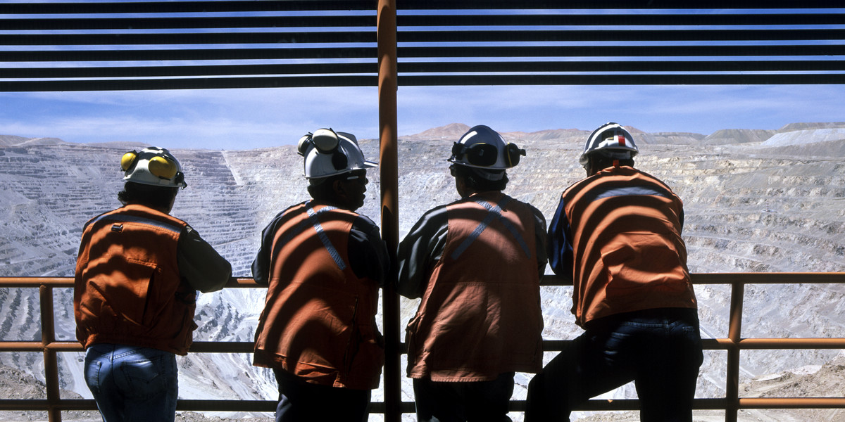 Pracownicy w Chile. Zdjęcie ilustracyjne