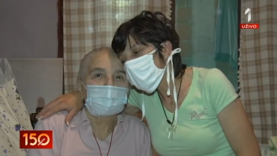 Baka Milka sa ćerkom