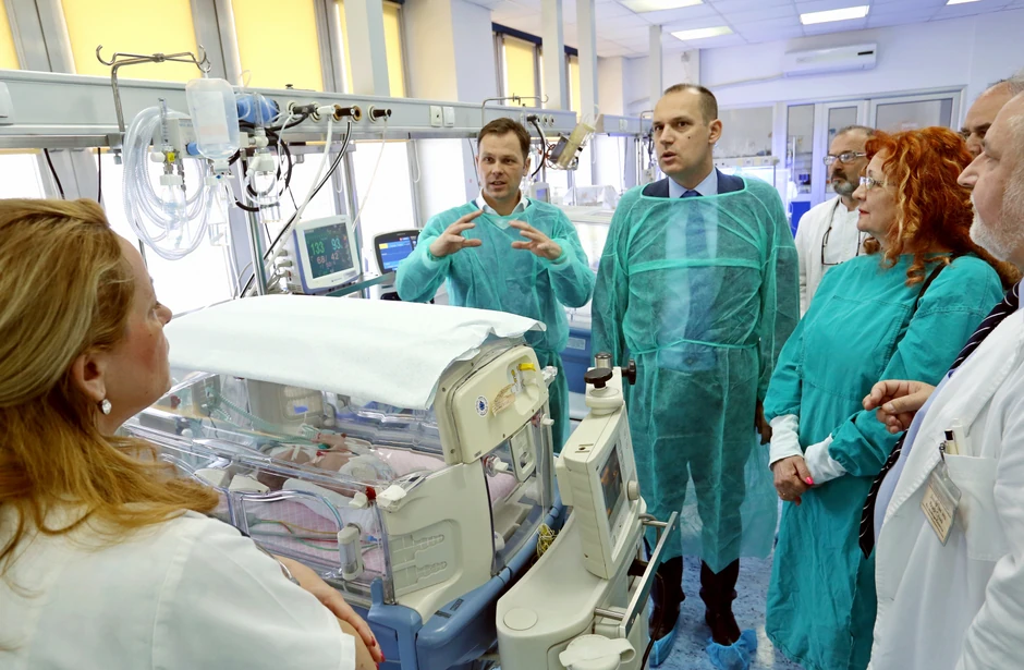 Siniša Mali i Zoran Lončar u poseti