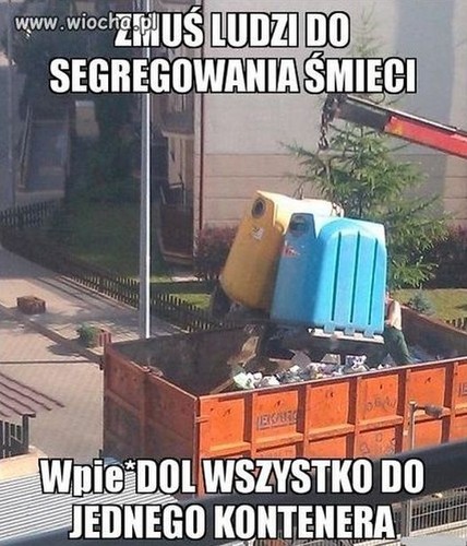 Problem śmieci rozbawił internautów. Zareagowali lawiną memów