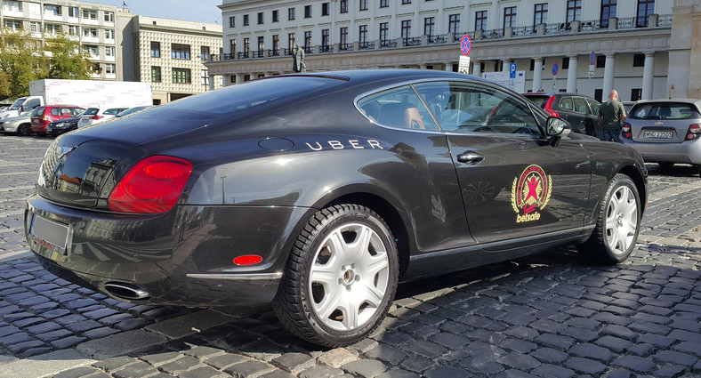 Bentley Continental GT w barwach Ubera