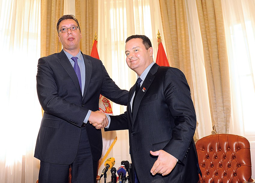 Aleksandar Vučić i Ivica Dačić