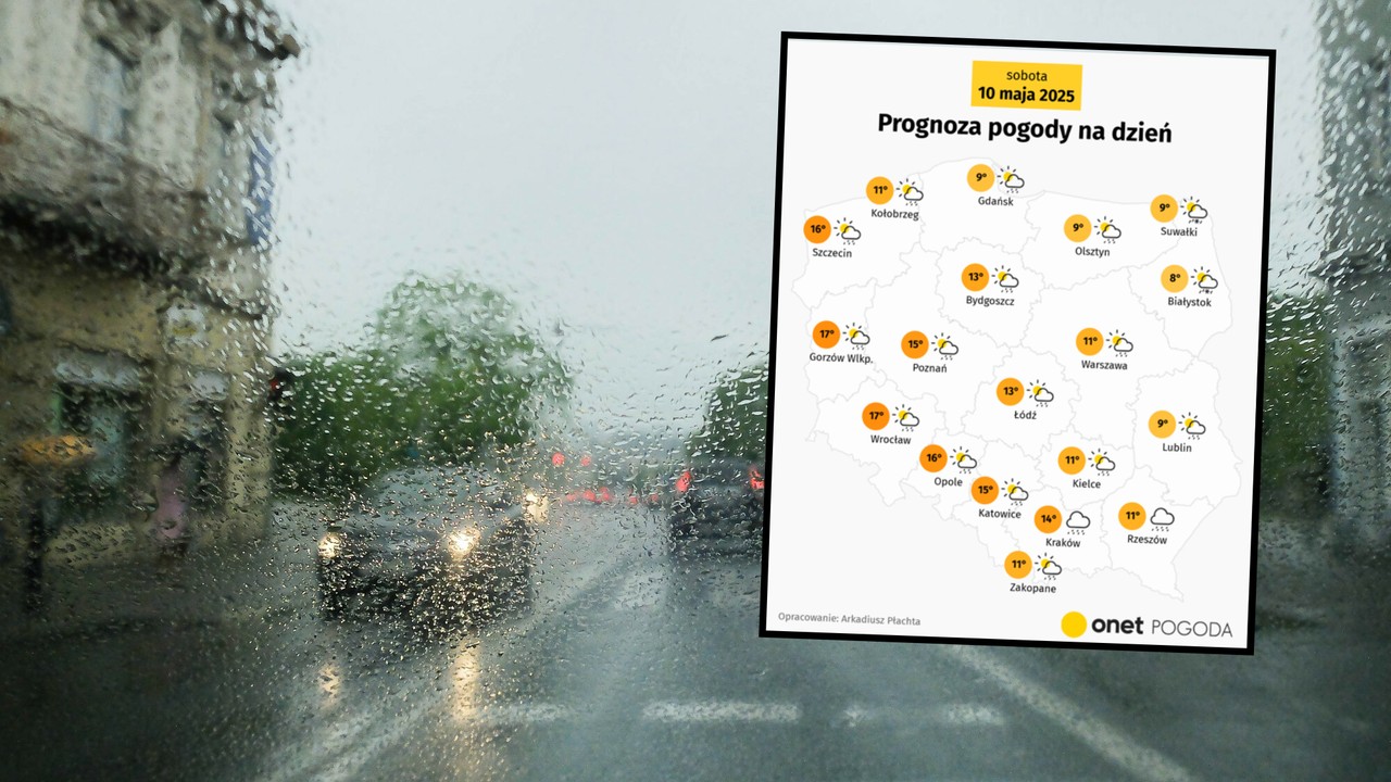 Cyklon Klaus sprowadzi dziś głębszą zmianę pogody. Pojawi się deszcz ze śniegiem