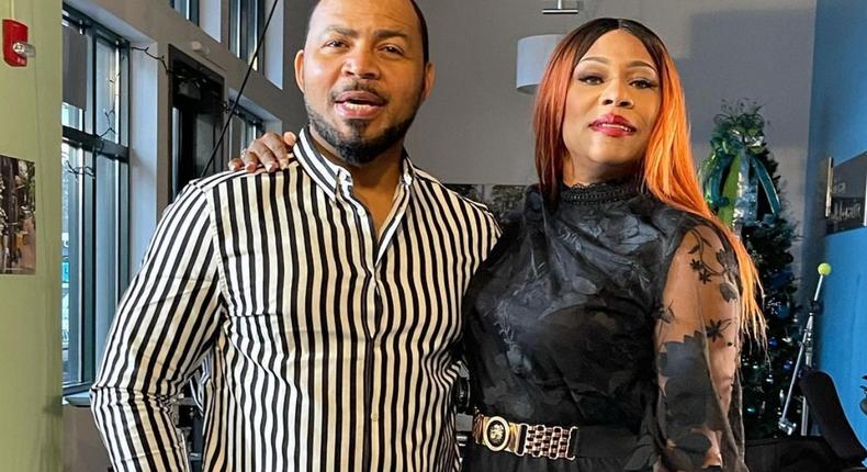 Regina Askia stars alongside Ramsey Nouah in the forthcoming film [Instagram/@reginaaskia]