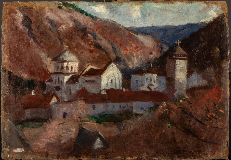 Мilan Milovanović, Studenica, studija, 1908