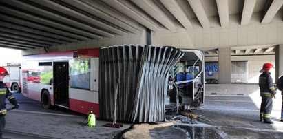 W Sosnowcu rozerwał się autobus