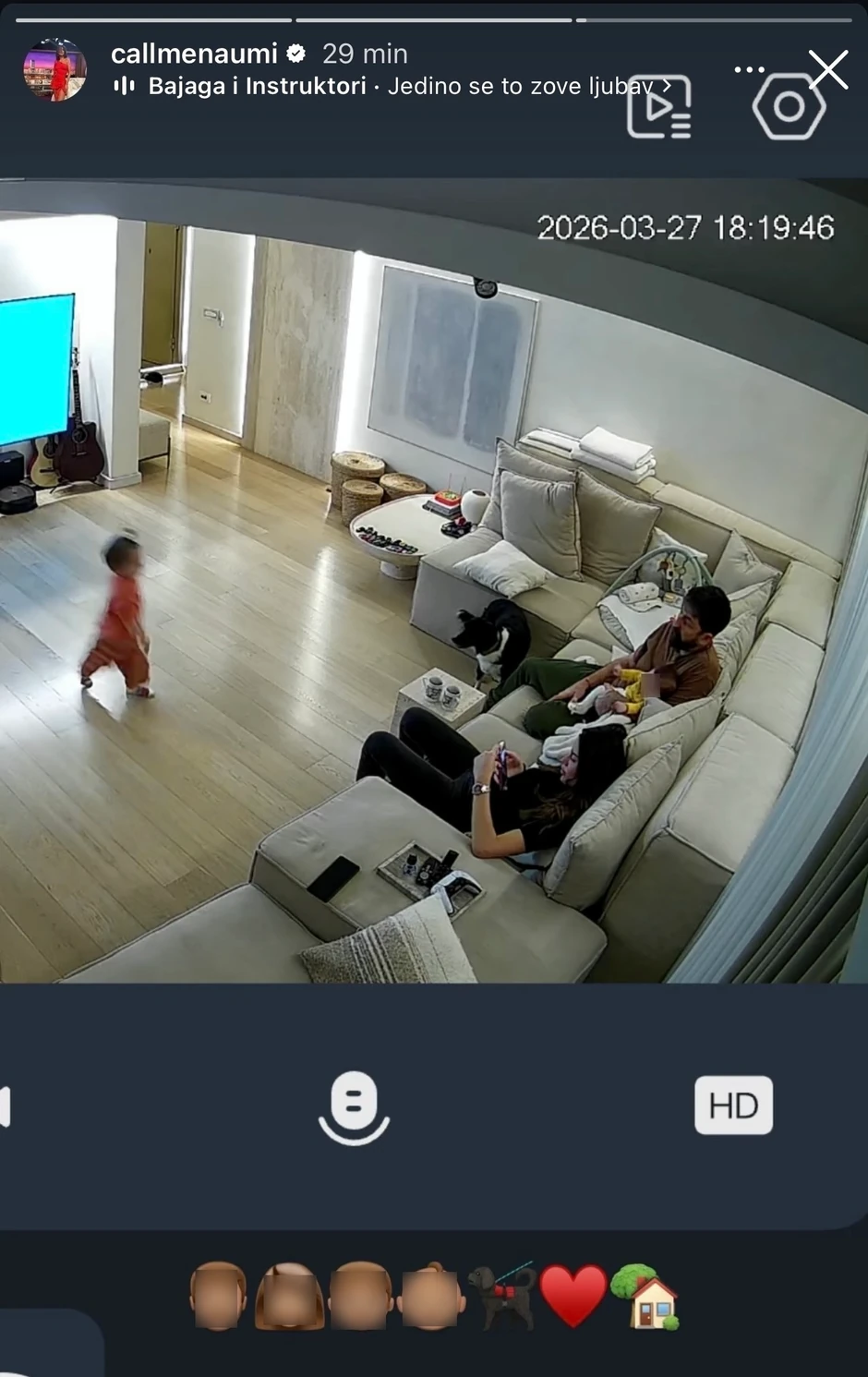 Mina Naumović podelila slike sa sigurnosnih kamera