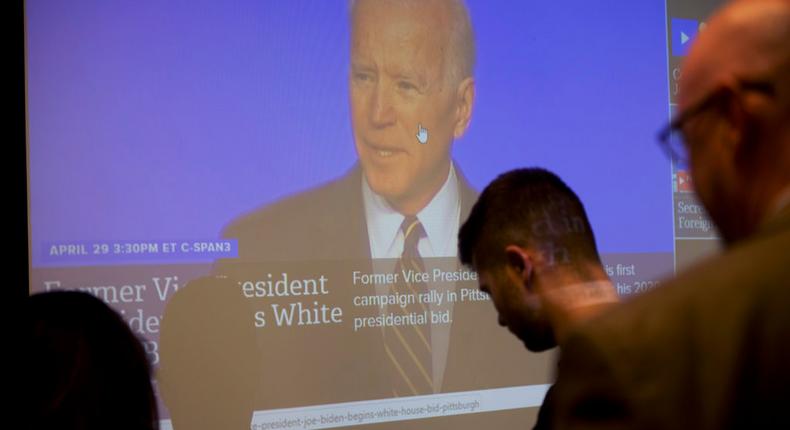 In Scranton, college students give high marks to Biden's first campaign speech