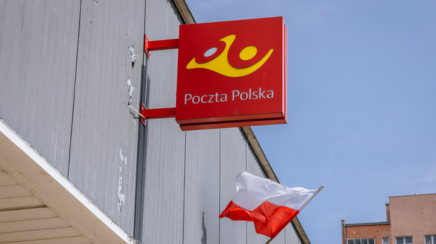 Logo na placówce Poczty Polskiej