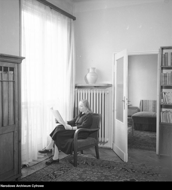 Wnętrze mieszkania - zdjęcie z 1956