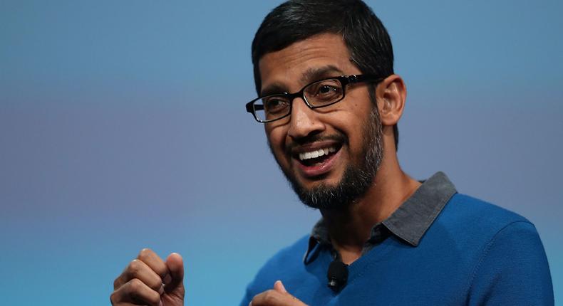 Google CEO Sundar Pichai.