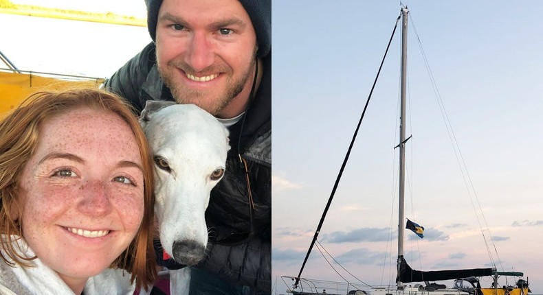 My boyfriend, dog, and I lived on a sailboat for over a year.Casey Hawkins