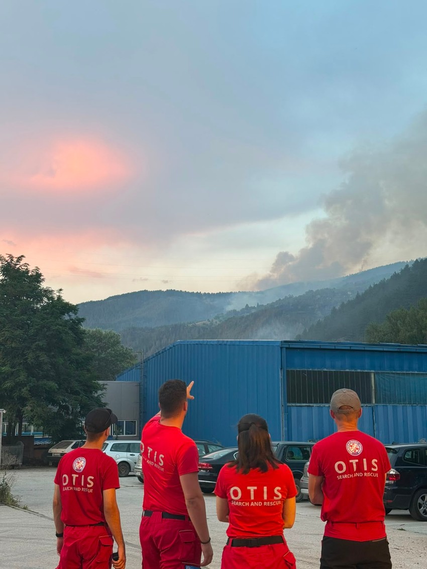 OTIS pomaže u gašenju požara kod Kraljeva
