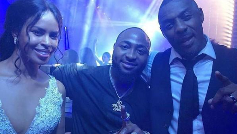 Image result for Davido performs at Idris Elbaâs wedding