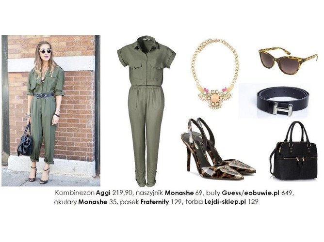 Letnie kombinacje z kombinezonem