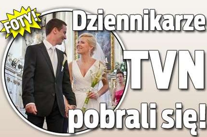 Dziennikarze TVN pobrali się! FOTY