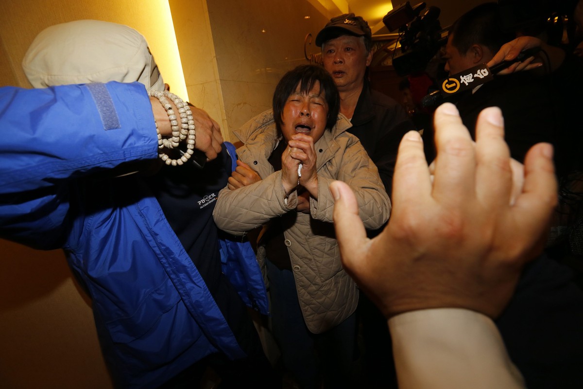 Rodzina rozpacza po trageidii boeinga