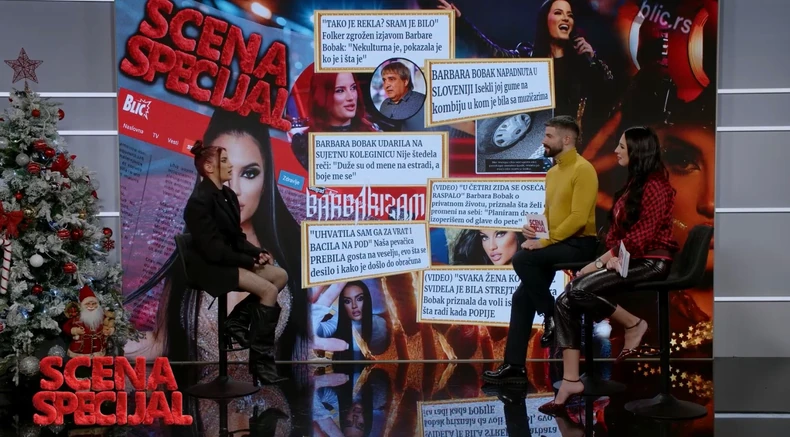 Barbara Bobak gošća emisije Scena specijal voditeljskog para Aleksandre Aleksov i Danijal Rakočevića