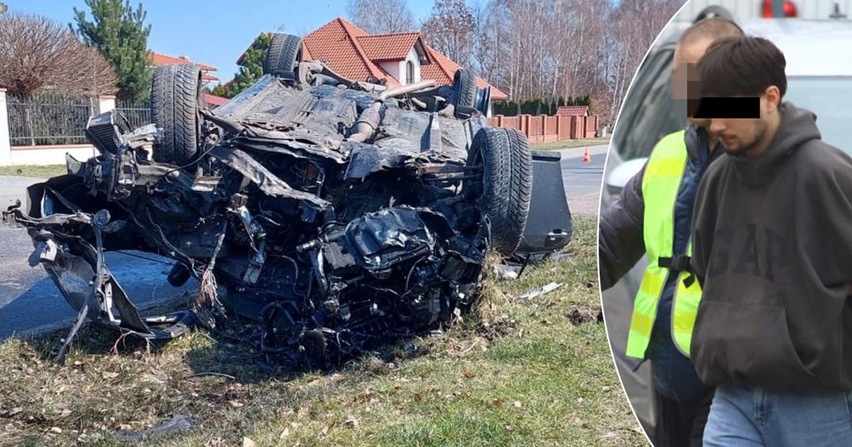 Wypadek w Chełmie: 20-letni kierowca zabrał do samochodu dziewięciu kolegów, dwóch z nich zginęło
